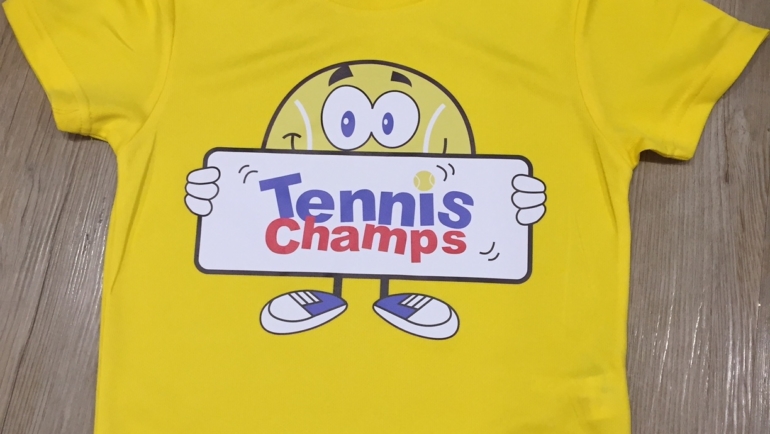 Tennis Champs Tshirts now available!